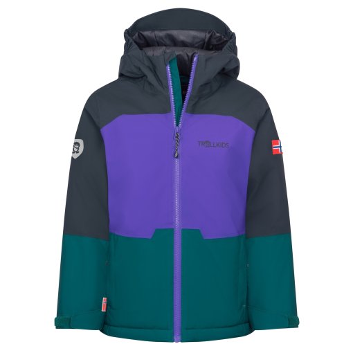 Produktbild von Trollkids Hardanger Jacke Kinder - Midnight Petrol/Black