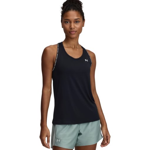 Foto de Under Armour Camiseta sin Mangas Mujer - UA Tech™ Knockout - Negro/Blanco
