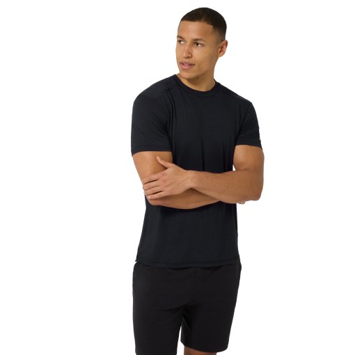 Zdjęcie: SUPER.NATURAL Essential T-shirt dla mężczyzn - Jet Black