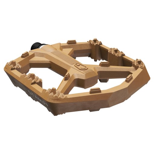 Crankbrothers STAMP 0 Large - Pedał Platformowy - brązowy