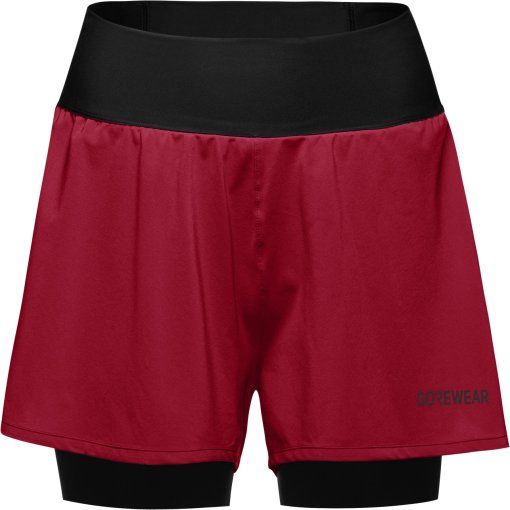 Foto de GOREWEAR Pantalones Cortos Mujer - Concurve 2en1 - utility red/black DA99