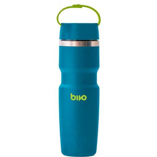 Photo produit de Bivo Trio Gourde Isotherme + couvercle Ventura - 620 ml - ocean