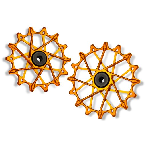 Immagine prodotto da Garbaruk Pulegge Cambio per Shimano | 14-16 denti | 12-velocità - arancione