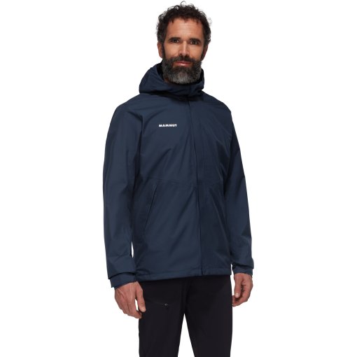 Foto de Mammut Chaqueta con Capucha Hardshell Hombre - Alto - marine