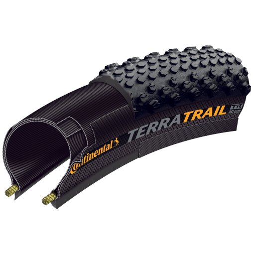 Immagine prodotto da Continental Copertone Pieghevole - Terra Trail - Gravel | ProTection - 40-584 | nero/trasparente