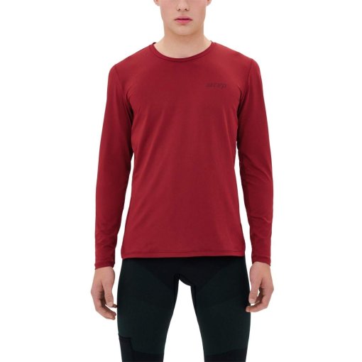Immagine prodotto da CEP Maglia a Maniche Lunghe Uomo - The Run Round Neck V5 - dark red