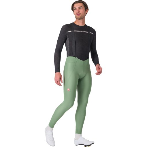 Foto de Castelli Culotte con Tirantes Ciclismo Hombre - Espresso - green pepper 354
