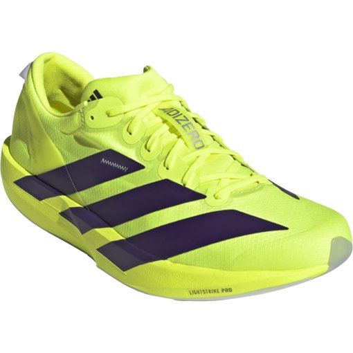 Productfoto van adidas Adizero Adios 9 Hardloopschoenen Heren - sulphur yellow/aurora plum/power plum JQ0776