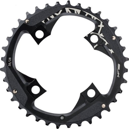 Billede af FSA SL-K/Powerbox Modular 2X inner Chainring MTB 4 Arm 96mm - 10/11-speed - 38 Teeth for 38/28T