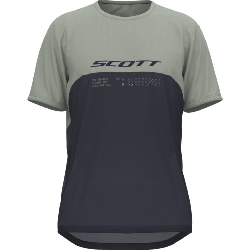 Productfoto van SCOTT Vertic DRI Korte mouwen shirt heren - dark blue/spray grey