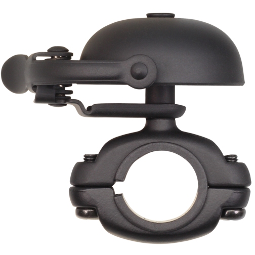 Productfoto van Crane Bell Co. Mini Suzu Fietsbel - Die Cast Mount - all black
