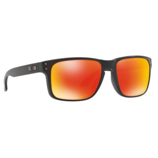 Produktbild von Oakley Holbrook Sonnenbrille - Matte Black/Prizm Ruby - OO9102-E255