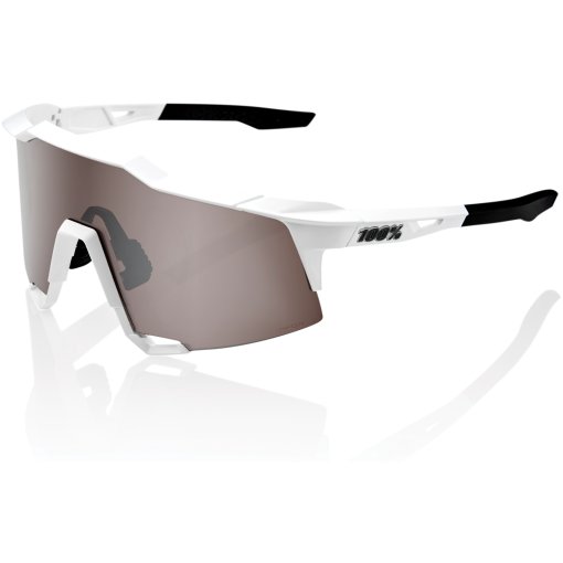 Foto de 100% Gafas - Speedcraft - Matte White - HiPER Silver Mirror | Clear