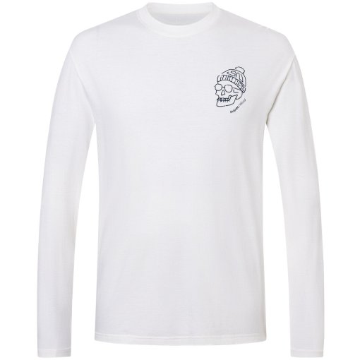 Picture of SUPER.NATURAL Frosty Bio C Longsleeve Men - White/Blueberry