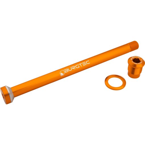 Picture of Burgtec Thru Axle - Rear | 12x148mm Boost | M12x1 | 172.5mm | for YT - iron bro orange