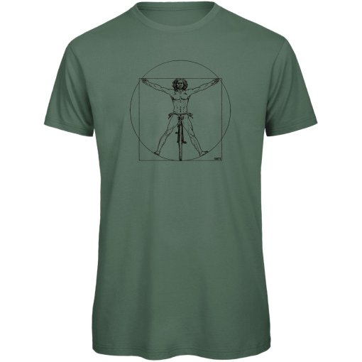 Immagine prodotto da RTTshirts Maglietta da Ciclismo	Uomo - DaVinci - verde