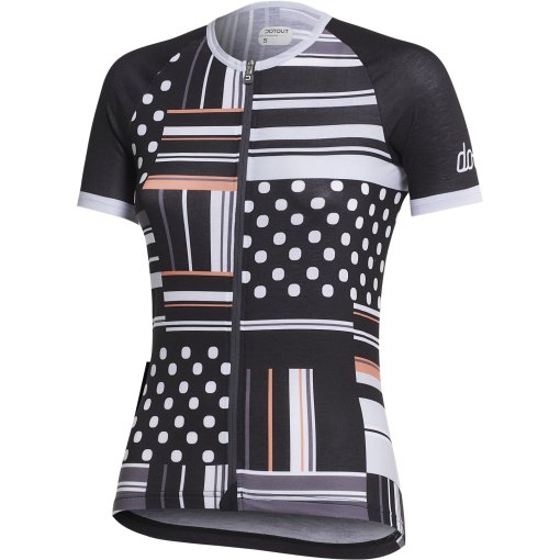 Produktbild von Dotout Square Fahrradtrikot Damen - schwarz