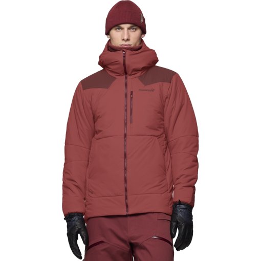 Produktbild von Norrona tamok thermo80 Zip Hood Isolationsjacke mit Kapuze Herren - Cowhide/Port