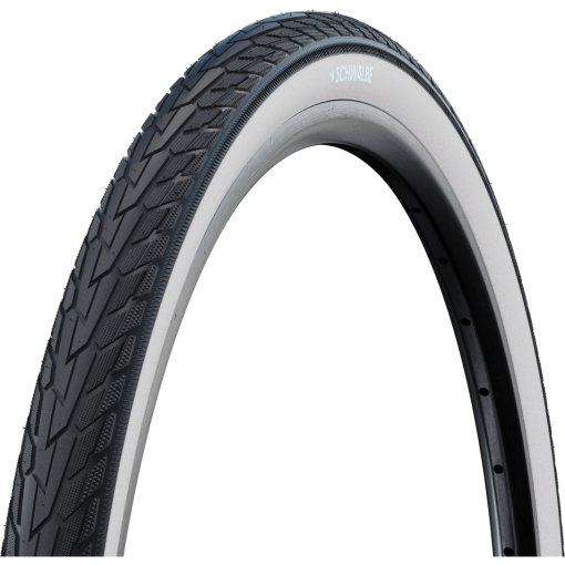 Photo produit de Schwalbe Motion Road Cruiser Pneu tringle rigide - K-Guard | Green Compound - E-25 - 28x1.75&quot; | Whitewall
