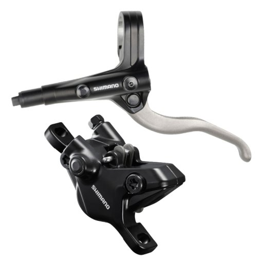 Immagine prodotto da Shimano Freno a Disco Idraulico - BL-MT401 + BR-MT410 - J-Kit - Set Anteriore - nero / argento
