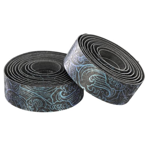 Picture of Supacaz Super Sticky Kush Handlebar Tape - Tsunami - Blue Refractor