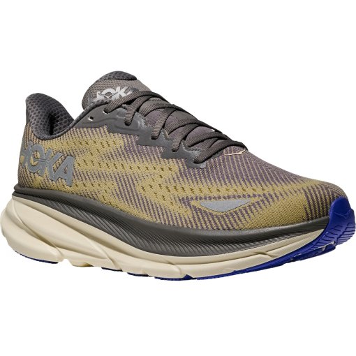 Photo produit de Hoka Chaussures Running Homme - Clifton 9 GTX - gravel / eggshell