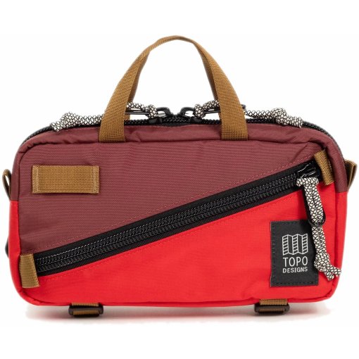 Picture of Topo Designs Mini Quick Pack - 1.7L - Maroon/Salsa