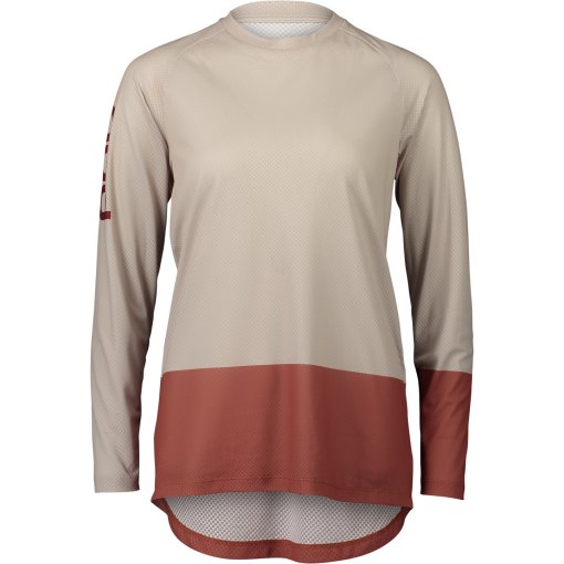 Foto de POC Maillot de Manga Larga Mujer - MTB Pure - 1821 Light Sandstone Beige/Himalayan Salt