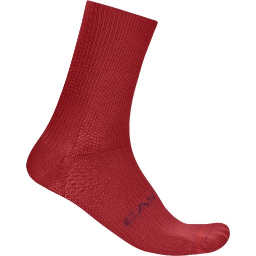 Photo produit de Castelli Chaussettes 18 - Espresso - garnet 506