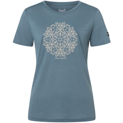Photo produit de SUPER.NATURAL Ornament T-shirts pour femmes - Stormy Weather/Jade/Tapioca Gl