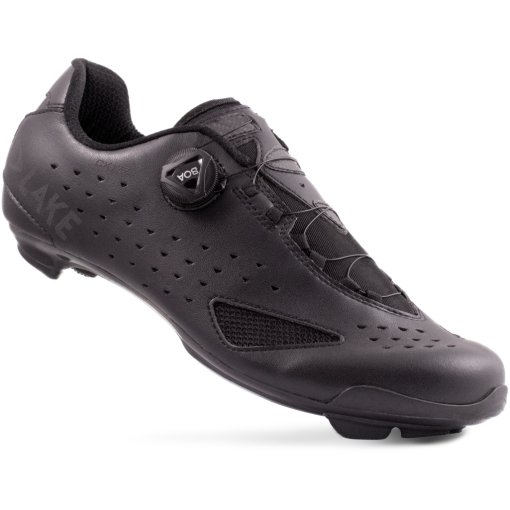 Foto de Lake Zapatillas Carretera Hombre - CX177 - Ancho - negro/negro reflectante