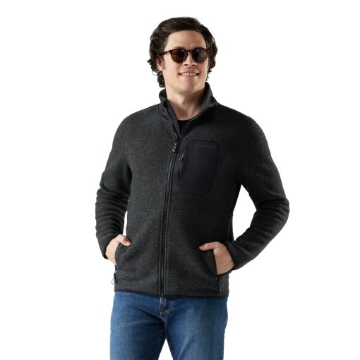 Image of SmartWool Second Cut Fleece Jacket Men - charcoal