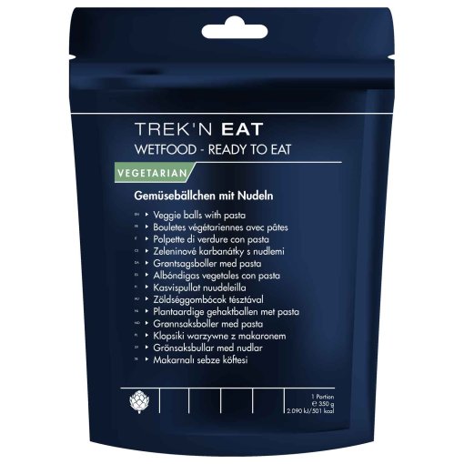 Photo produit de Trek&#039;N Eat Boulettes de Légumes avec Pâtes - Wetfood - 350g