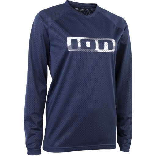 Foto de ION Bike Maillot de Manga Larga Unisex - Logo - Midnight