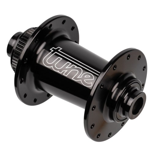 Produktbild von Tune Micro CL Vorderradnabe - Standard Lager | Centerlock | 12x100mm - 24-Loch - schwarz