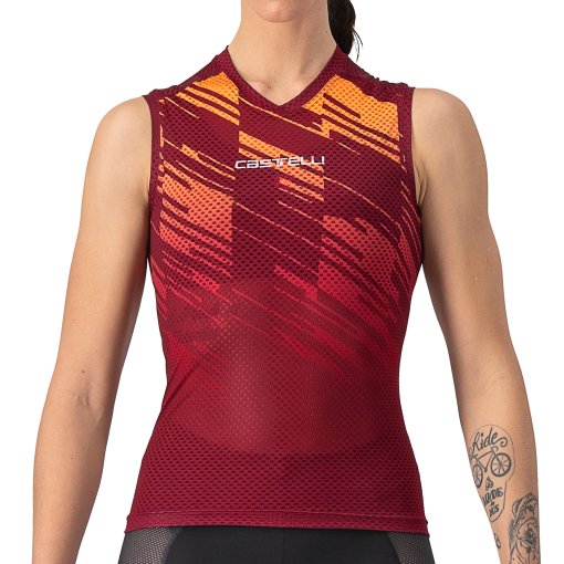 Produktbild von Castelli Insider Trikot ärmellos Damen - bordeaux 421