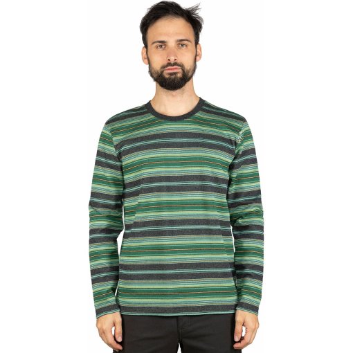 Produktbild von Chillaz Porto Allover Stripes Langarmshirt Herren - dark arctic