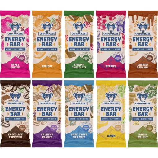 Foto de Chimpanzee Barrita de Proteínas con Carbohidratos - Energy Bar - 55g