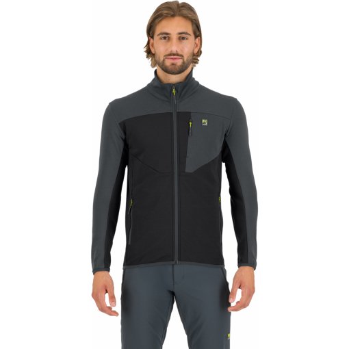 Slika izdelka Karpos Bigontina Full-Zip Moška flis jakna - black/woodl.gray
