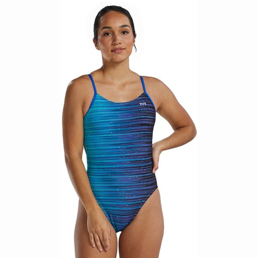 Foto de TYR Traje de Baño Mujer - Speedwarp Durafast Elite® Cutoutfit - azul