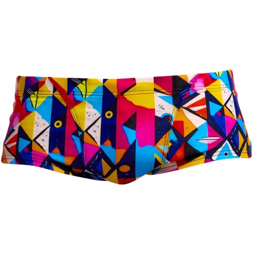 Picture of Funky Trunks Classic Eco Swim Trunks Men - Broken Blox