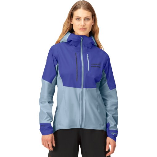 Foto de Norrona Chaqueta Mujer - senja Gore-Tex Active - Royal Blue/Blue Fog