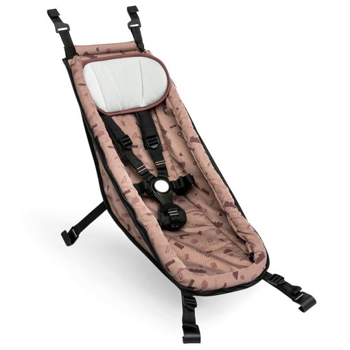 Immagine prodotto da Croozer Amaca Bambino per Kid Rimorchio Bici per Bambini - per i Modelli dal 2014 - berry/collection