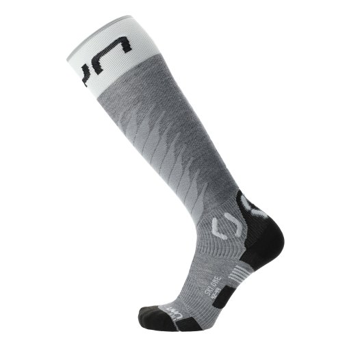 Foto de UYN Calcetines Hombre - Ski One Merino - Grey Melange/White