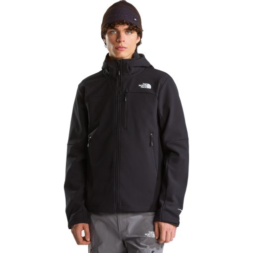 Foto de The North Face Diablo Chaqueta softshell con capucha desmontable para hombres - TNF Black