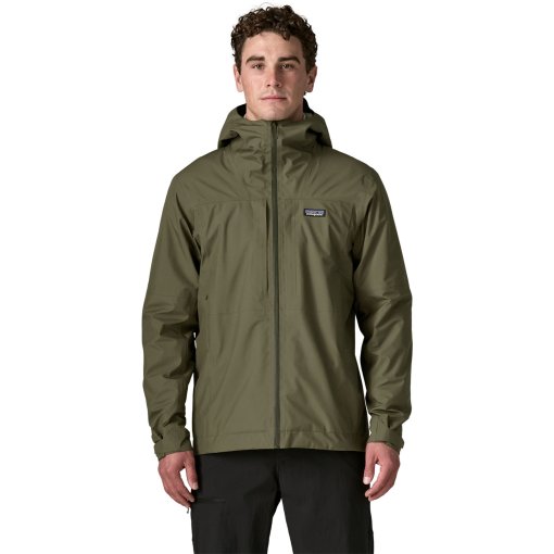 Productfoto van Patagonia Insulated Boulder Fork Regenjas voor heren - Basin Green