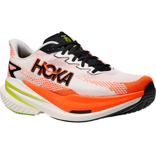 Foto de Hoka Zapatillas Running Hombre - Mach X 3 - blanco / neon tangerine