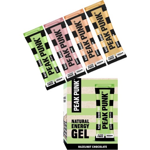 Foto de Peak Punk Gel de Carbohidratos - Natural Energy Gel - 12x25g