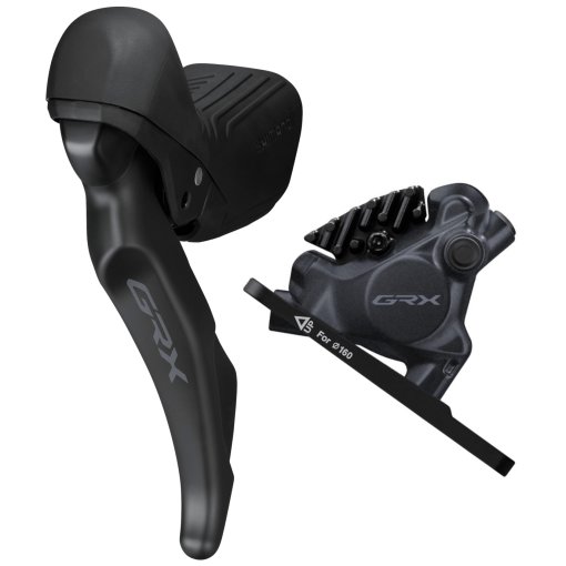 Immagine prodotto da Shimano Freno a Disco - GRX ST-RX610 / BR-RX410 - STI | Flat Mount | J-Kit - 2 Velocità | sinistra (L) | davanti (F)