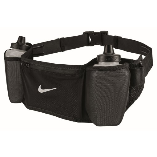 Foto de Nike Riñonera Hidratación - Flex Stride Double 24 oz / 709ml - negro/negro/plata 082